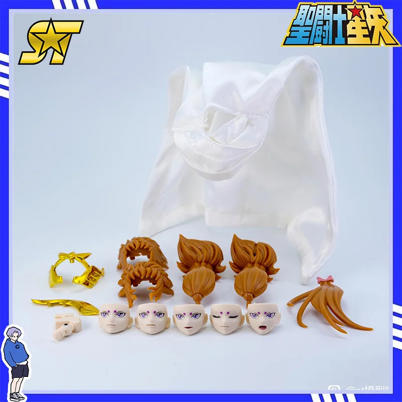 

New in Stock ST/ShineTime Saint Seiya Myth Cloth EX Aries Mu KiKi Head Sculpture Accessories