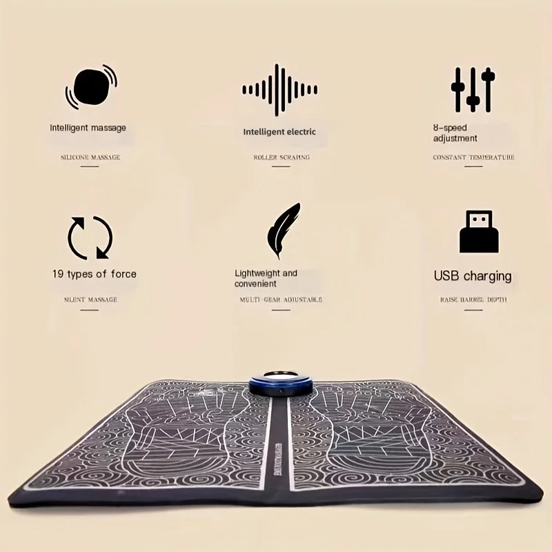 Lightweight Foot Massage Pad Thickened And Enlarged Foot Massager Lntelligent Precision Massage Point Foot Home Foot Massage