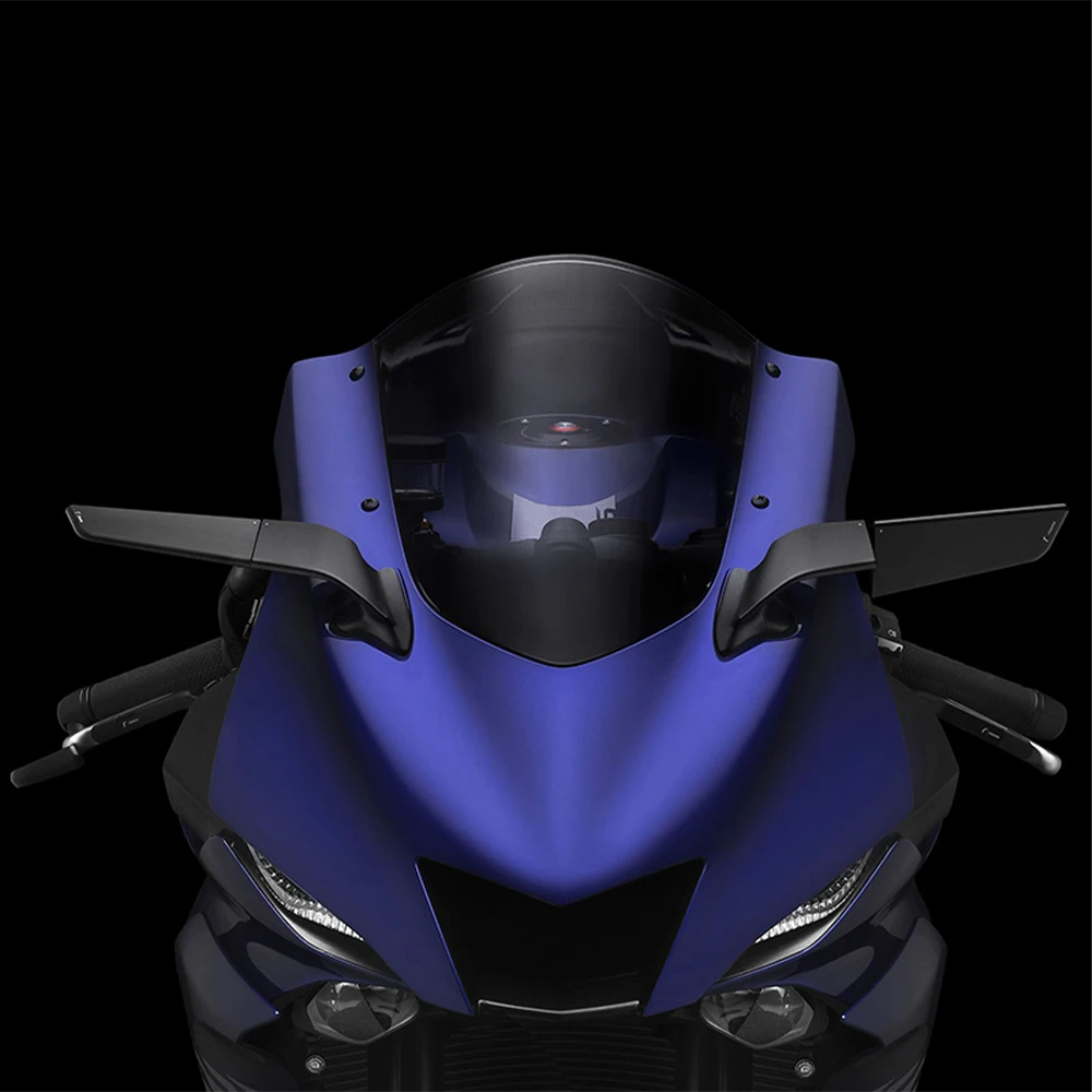 Зеркало заднего вида MTKRACING для YAMAHA YZF-R6 2017-2021/YZF-R7 2022-2024, регулируемое вращающееся боковое зеркало Winglet