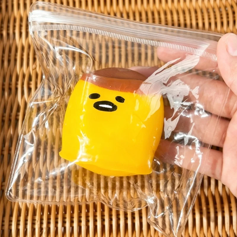 2026New Fluid Printed Caramel Pudding Squishy  Shaped Slow Rebound Squeeze Fidget gift Cute Sensory Stress Relief Vent gifts