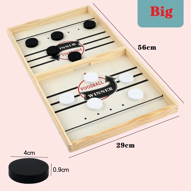 Giochi di biliardino Vincitore Gioco di hockey da tavolo Catapulta Scacchi Giocattolo interattivo genitore-figlio Gioco da tavolo veloce Sling Puck Giocattoli per bambini