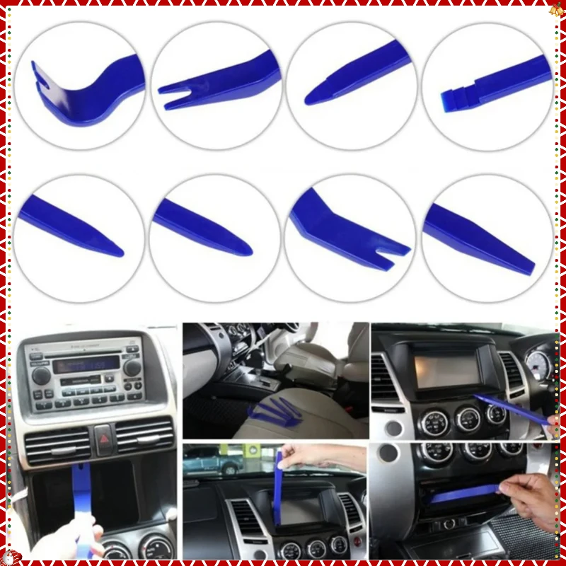 新型オートドアクリップパネルトリム取り外しツールキットナビゲーションブレード分解プラスチック車内修理ツールハンドツールセット