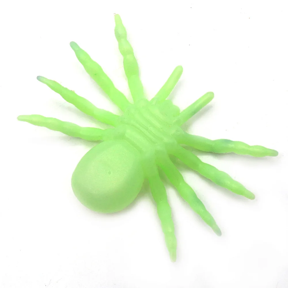 5/10PCS Simulation Spinne Realistische Spinne Modell Leucht Requisiten Halloween Party Urlaub Spooky Streich Witz Spielzeug