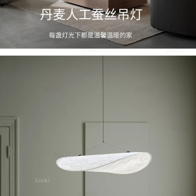 اليابانية وابي سابي نمط اليدوية زن ليف الثريا ورقة الإيطالية مصمم سحابة الرجعية الفن غرفة المعيشة قلادة LED مصباح ديكور