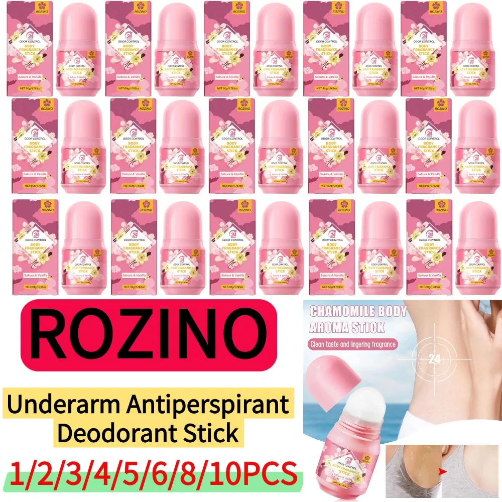 

For OZINO 1/2/3/4/5/6/8/10PCS Long Lasting Scent Antiperspirant Stick Underarm Odor Removal Refreshing Body Deodorant Balm