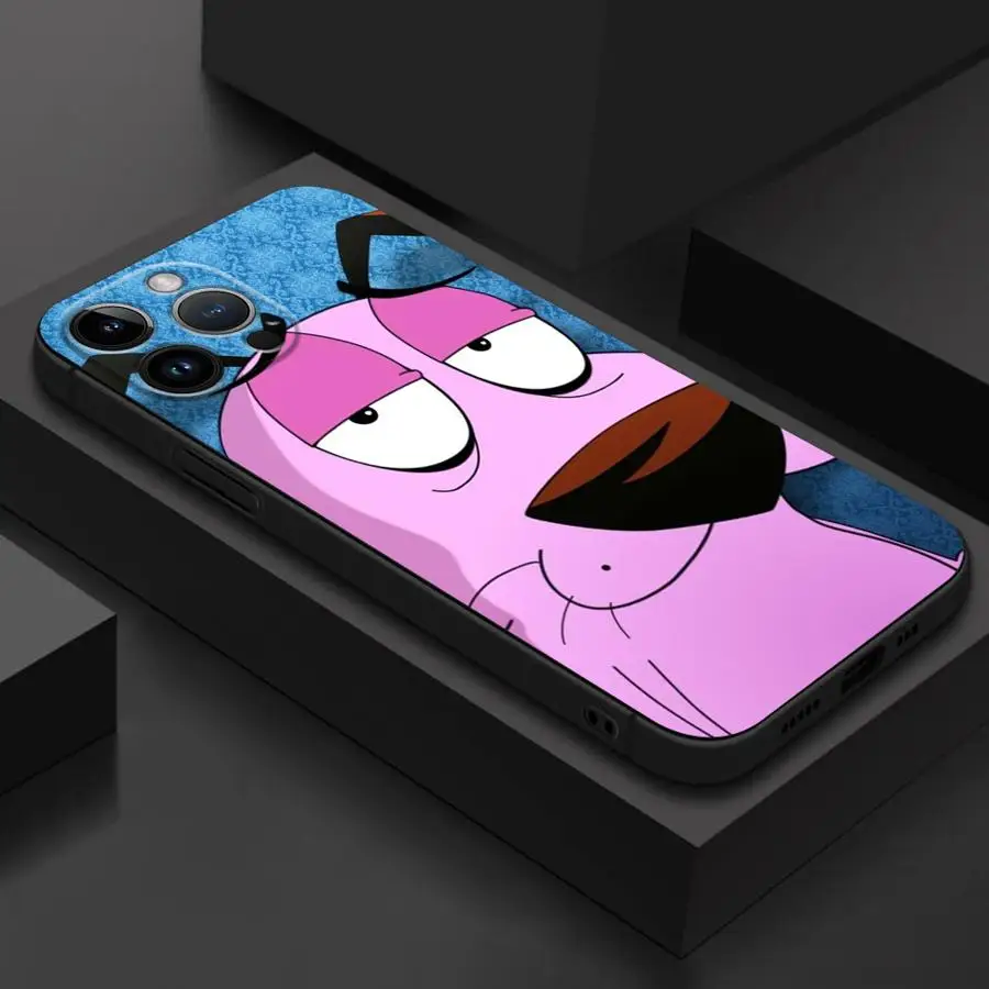 حافظة سوداء ناعمة لهاتف جوجل بيكسل 6 برو 8a 7 Pro 7a 8 Pro 6a 9 Pro XL 9a Cute Cowardlys Dog #2