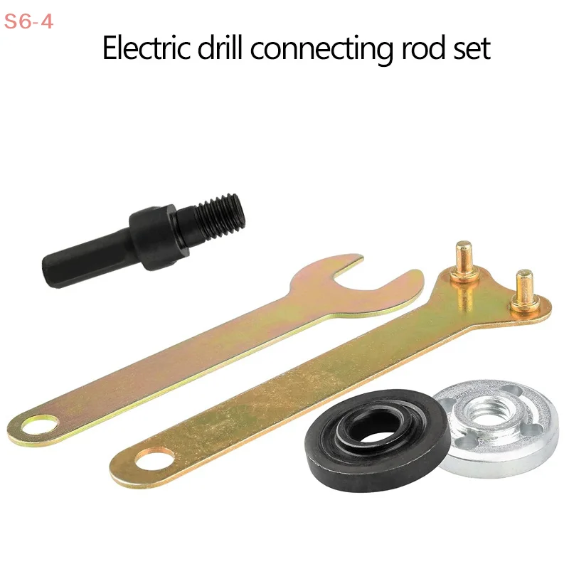 5PCS Angle Grinder Connecting Rod Electric Drill Variable Angle Grinder Connecting Converter Adapter