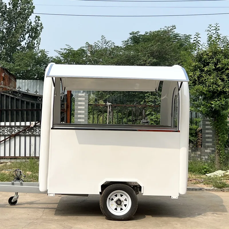 Portable Snack Bar Food Trailer Food Truck Concession Trailer Mobile Kitchen for Juice Lemonade Candy and Coffee