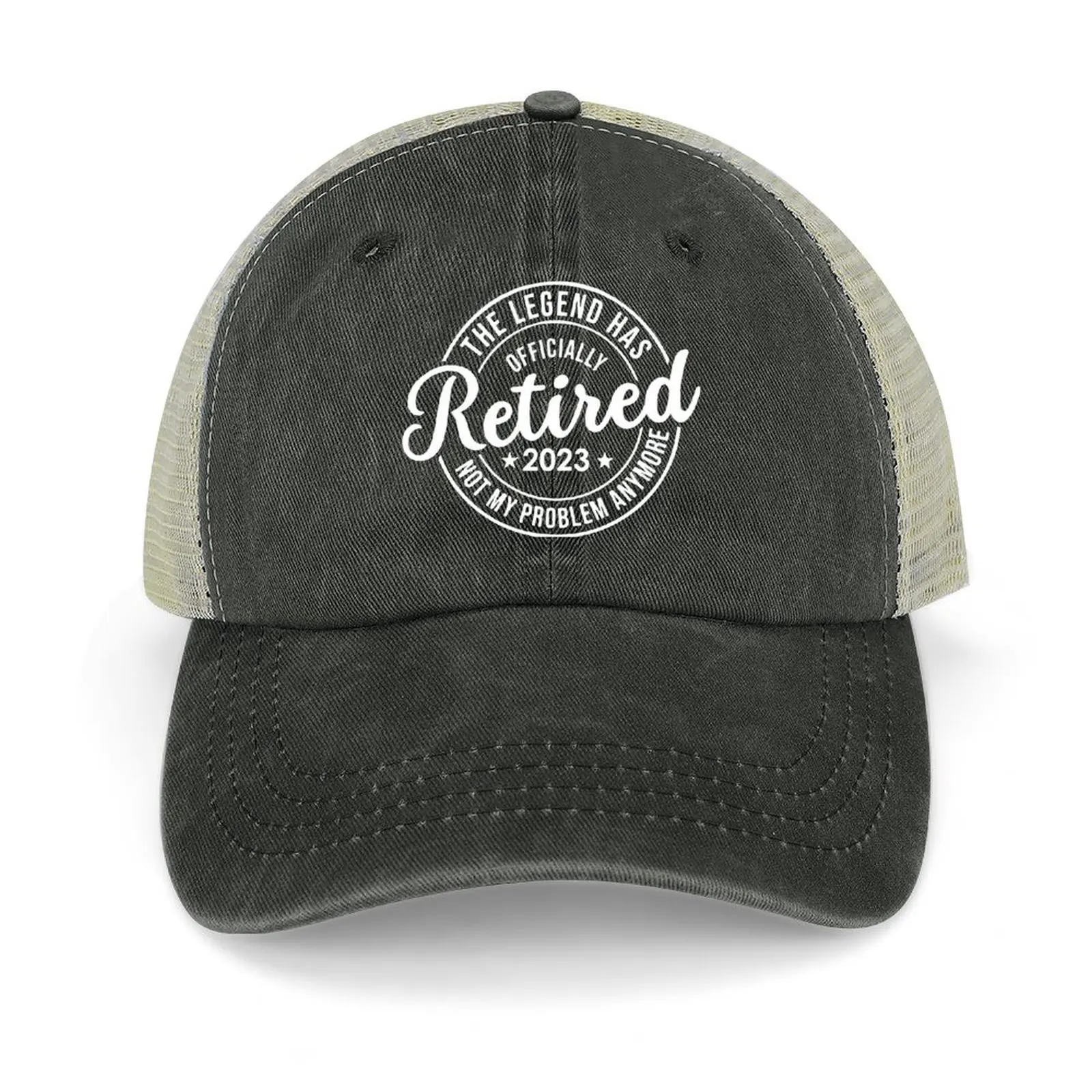 

The legend has officially retired 2023 Baseball Cap funny hat birthday Anime Hat Hats Woman Men's