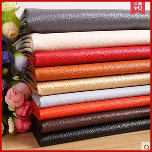 145*100cm 1pc PU Leather Faux Leather Fabric For Sewing,Artificial Synthetic Pu Faux Leather Fabric For Sofa Diy Bag Material