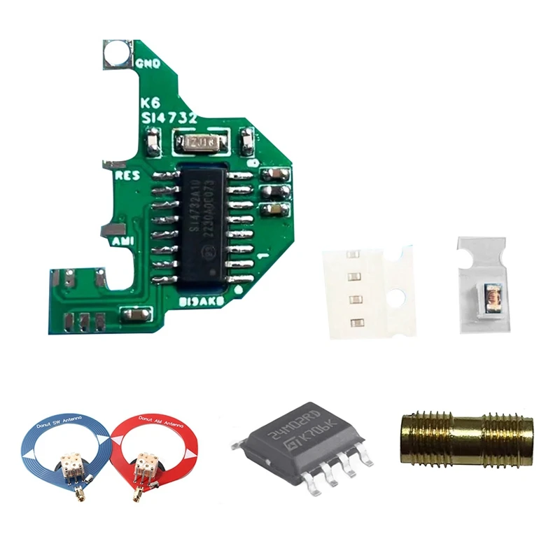 

SI4732 Module+2M Chip+2Xdonut Antenna Shortwave Modification Module V2 FPC Version For Quansheng UV-K5 UV-K6