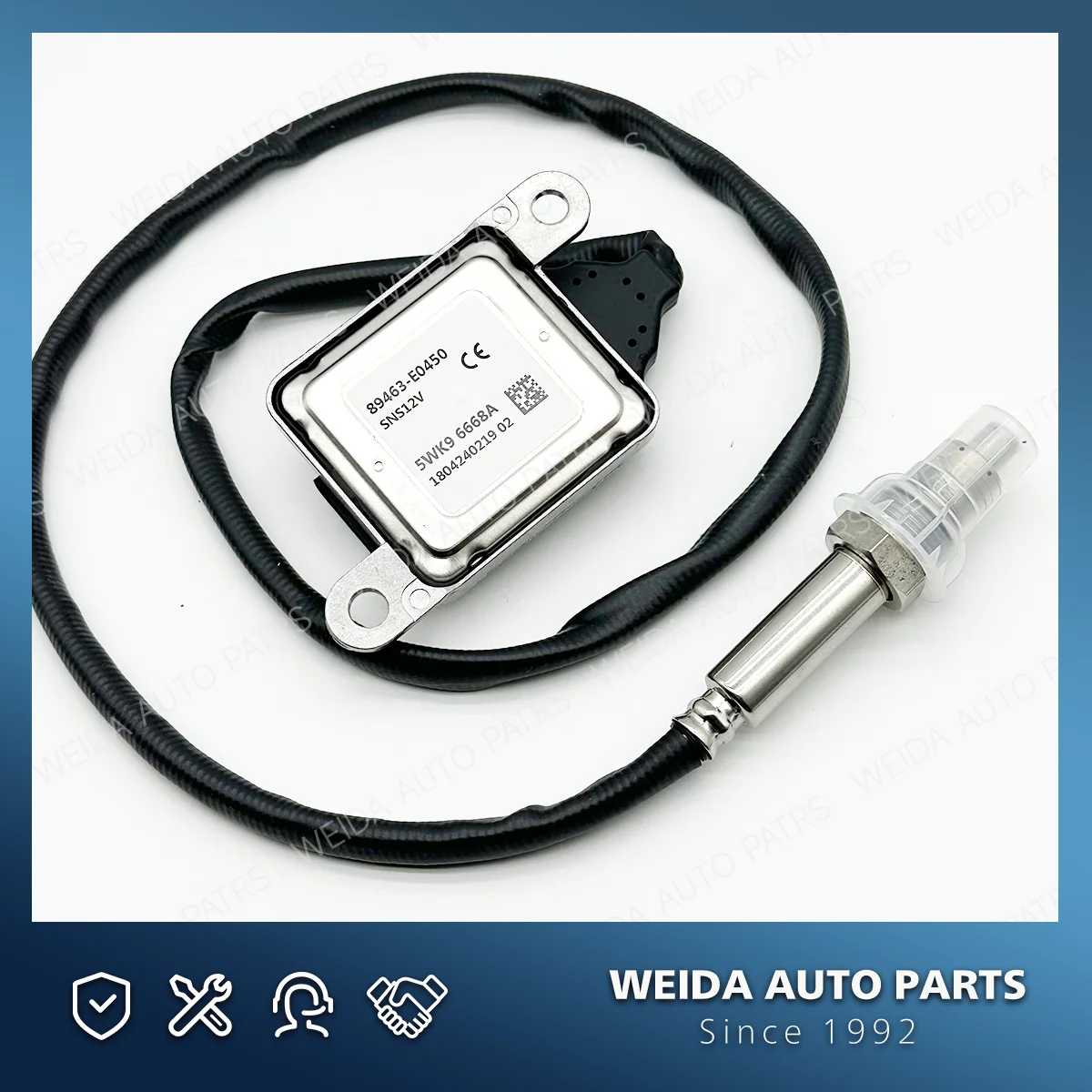 5WK96668A 5WK9 6668A 89463-E0450 89463E0450 New NOX Sensor Nitrogen Oxygen Sensor For Hino 700 24V
