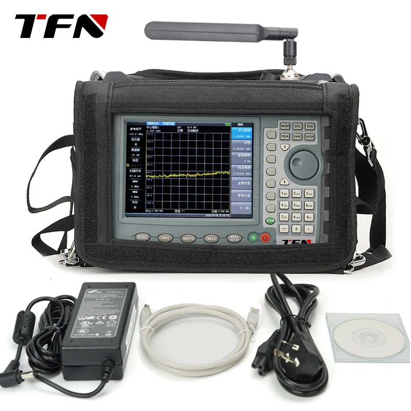 TFN FAT100/130 9KHZ-1.6GHZ/9KHZ-3GHZ Spectrum Analyzer Portable Handheld Range High-End Spectrum Analyzer Tester