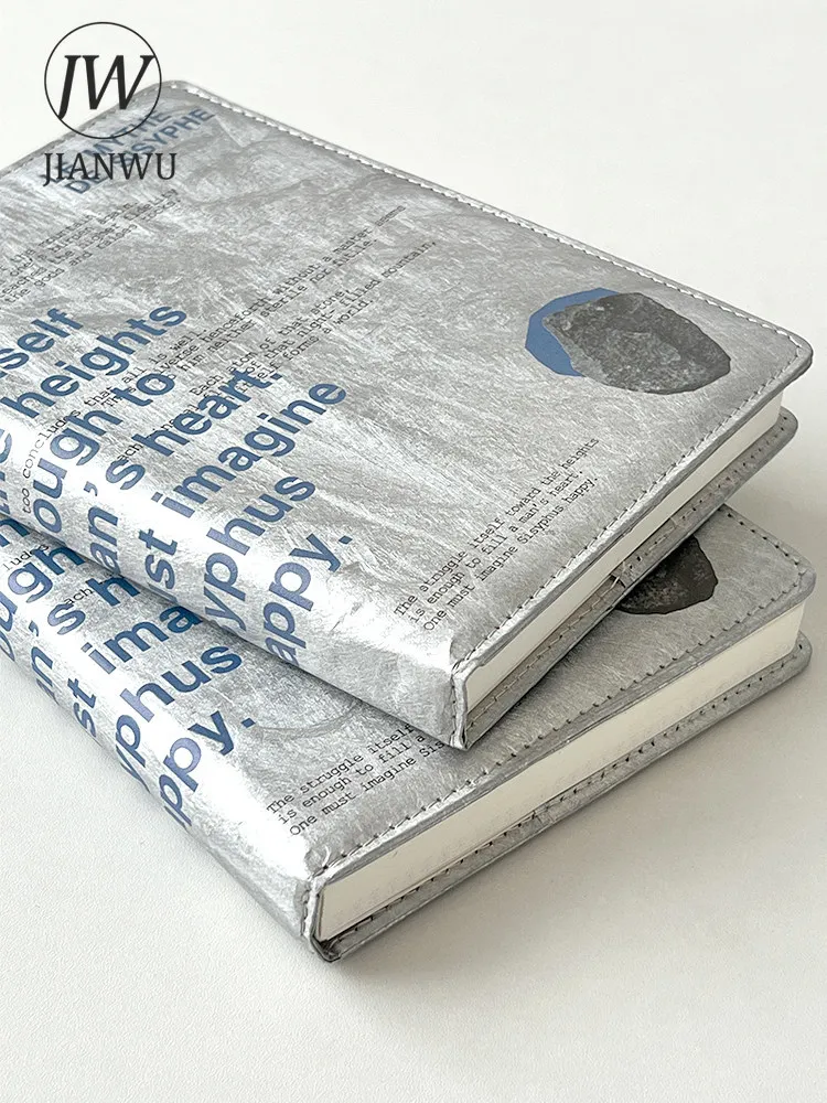 

JIANWU Vintage Dupont Cover Daily Plan Weekly Plan Landscape Journal Material Notebook Creative DIY Student Supplies Stationery