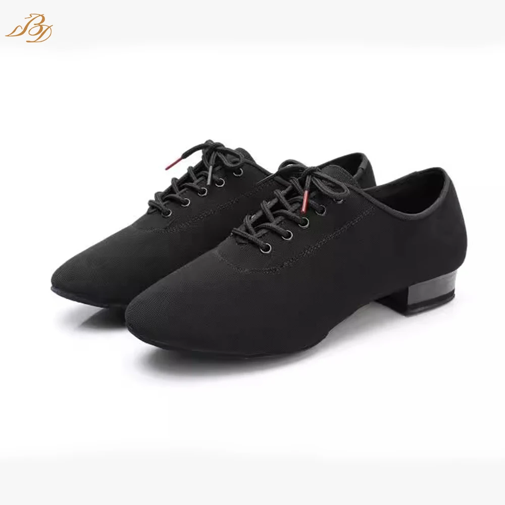 Betty Professional LD Latin Dance Shoes Men's Soft soled Anti slip Modern Ghost Step Practice Dance ShoesCompetitionShoes BD309