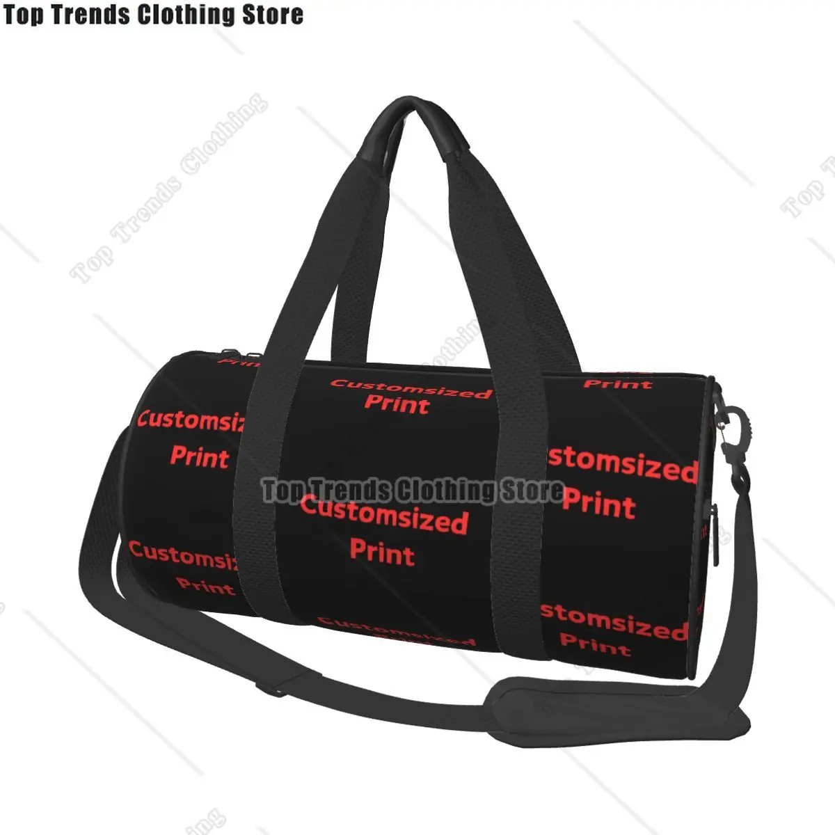 

YOUR image Gym Bag Desing Cool Outdoor Sports Bags with Shoes Training Printed Handbag Vintage Fitness Bag For Couple