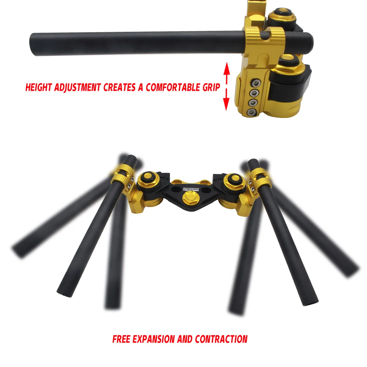 Motorcycle Aluminum Handle Bar Transformer For Yamaha Nmax 125 155 150 V1 2016-2019 For Honda PCX 125 150 160 V1 V2 2012-2024