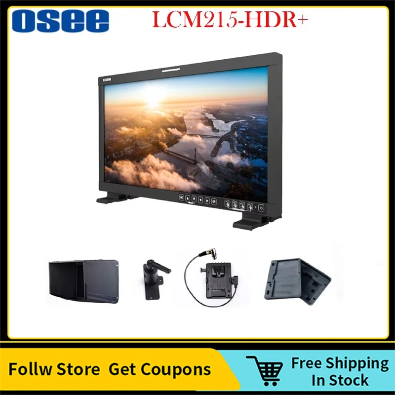 OSEE LCM215-HDR+ 21inch 1500nits Ultra-bright HDR with 3G/HD/SD-SDI inputs Output Field Production Portable Monitor Kit