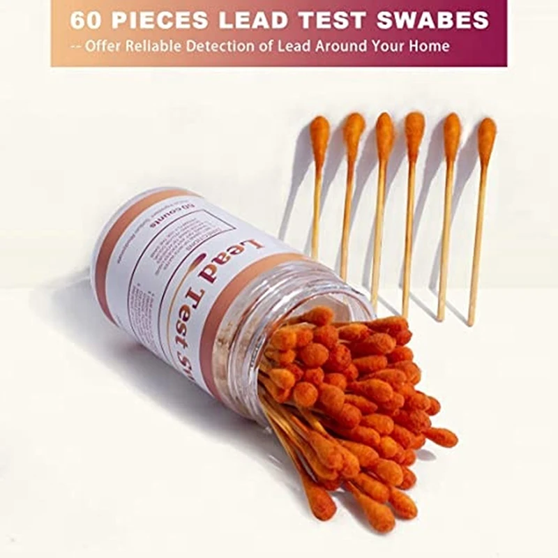 Lead Test Kit With 30PCS Test Swabs | High-Sensitive Instant Lead Paint Test Kit | Lead Testing Strips For Plaster Dishes Metal