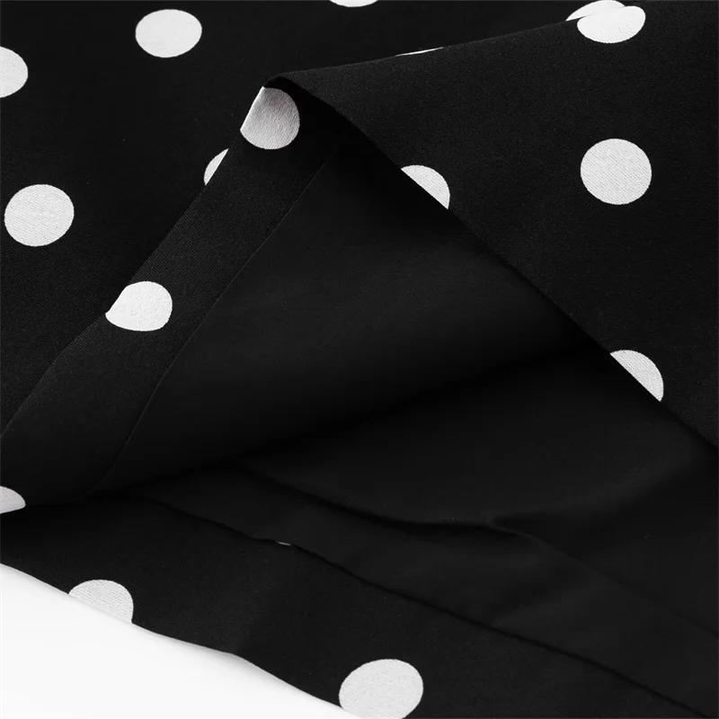 Keyanketian 2025 verão novo feminino polka dot mini vestido elegante moda em camadas manga curta magro nó frontal chique deslizamento vestidos