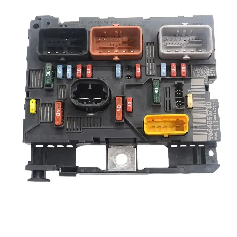 9664055780 9664826080 6500FH Fuse Box Control Unit Assembly BSM-L11 For Peugeot 307 Citroen C4 Low Configuration