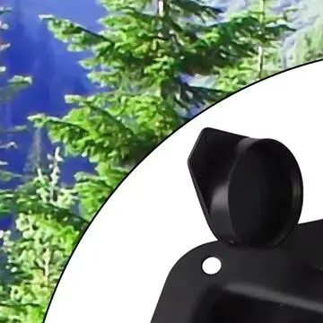 Black Folding T-Handle Latch Secure Locking Mechanism Trailer Lock Compact Handle Lock Robust Locking Solution