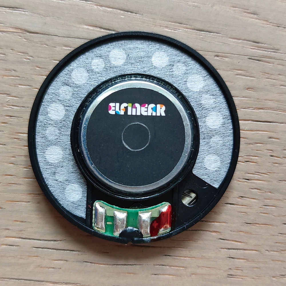 ELFINEAR Unidades de altavoz para auriculares profesionales de titanio de 40 mm, ideales para entusiastas y profesionales de audio