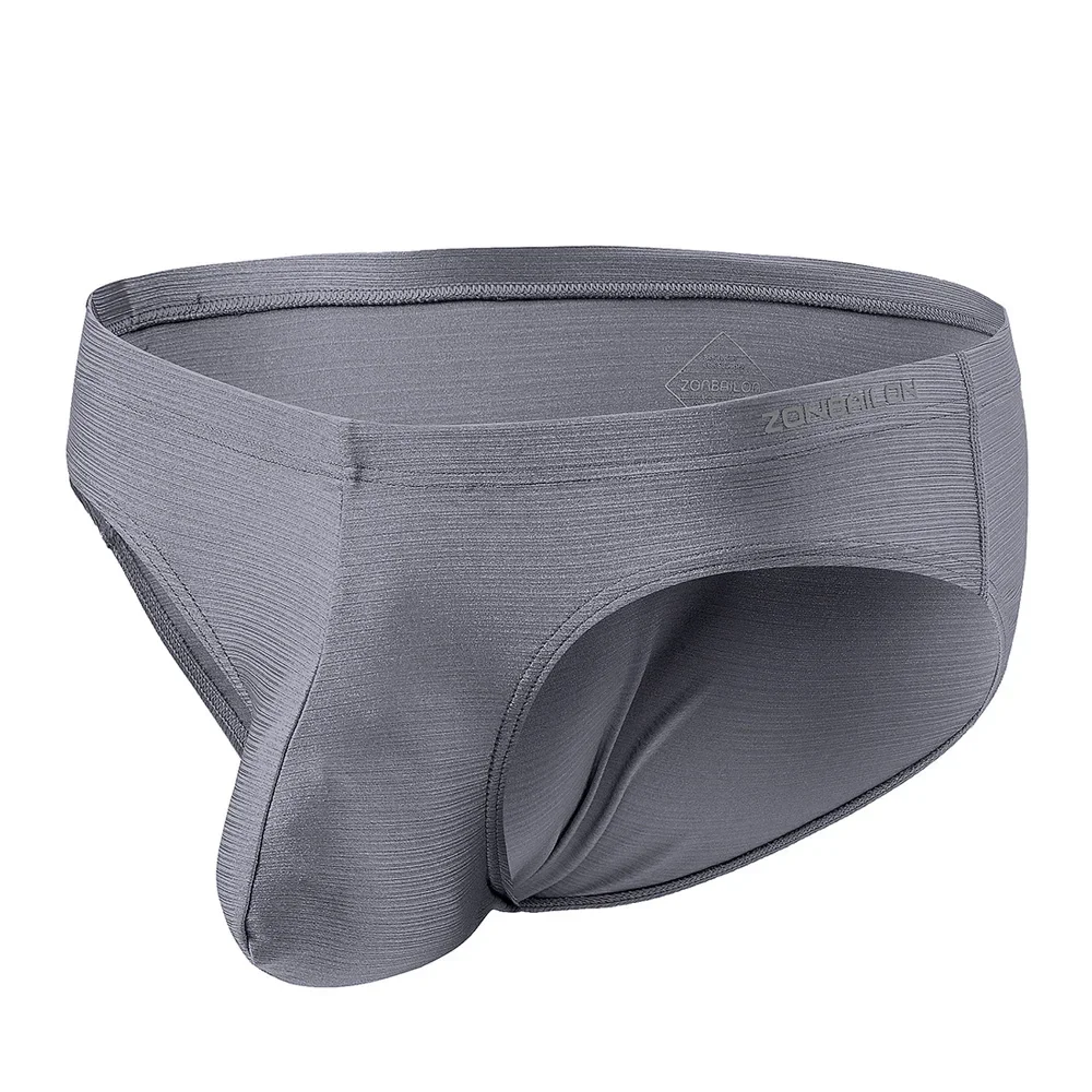 Jinshi Men's Sexy Briefs  Sexy Male Nylon U Pouch Underwear Bikini Breathable Man Underpants
