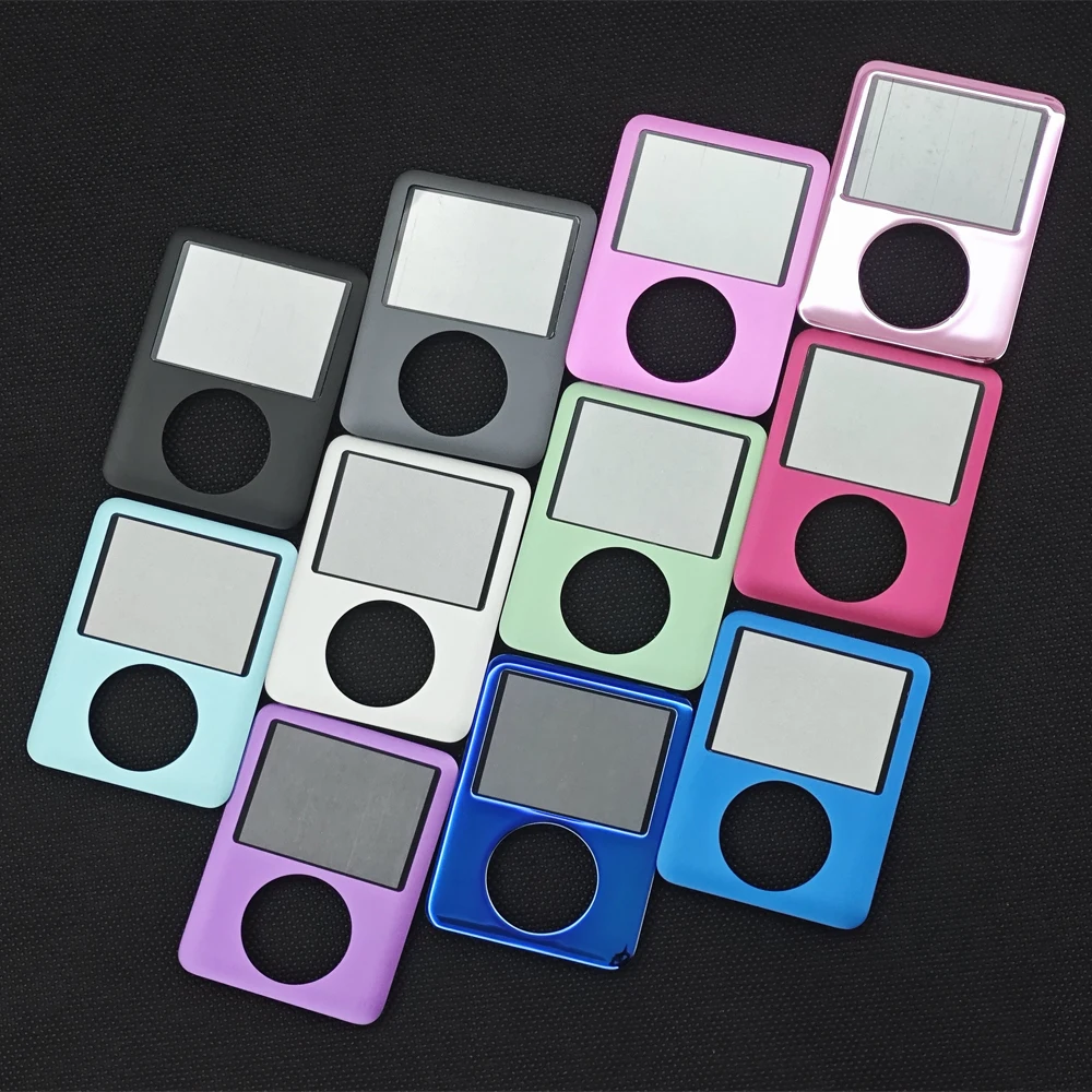 New Front Faceplate Case Cover Housing Button With Lens Window for iPod Nano 3rd Nano 3 4GB 8GB