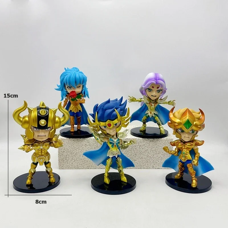 Dream Fantasy Magic Twelve Constellations Saint Seiya Gold Saint PVC Statue Action Figurine Desk Anime Model Toys Figures Gift