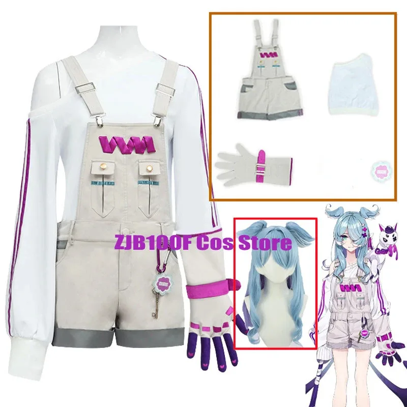 

EN Elira Pendora Cosplay Costume Anime Vtuber Elira Cosplay Hololive Girl Elira Role Play Lovely Rompers Suit Halloween