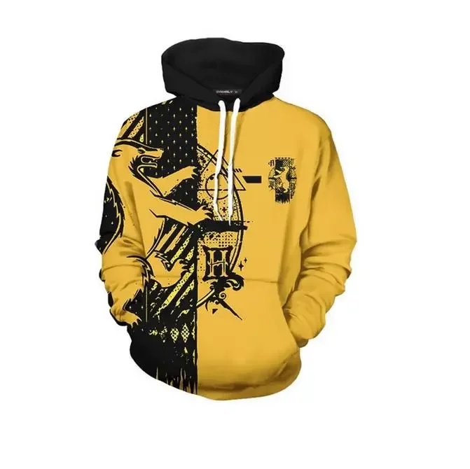2024 nuovo arrivo Harries autunno felpa con cappuccio a maniche lunghe da uomo abbigliamento Casual abbigliamento sportivo Pullover Potters abito