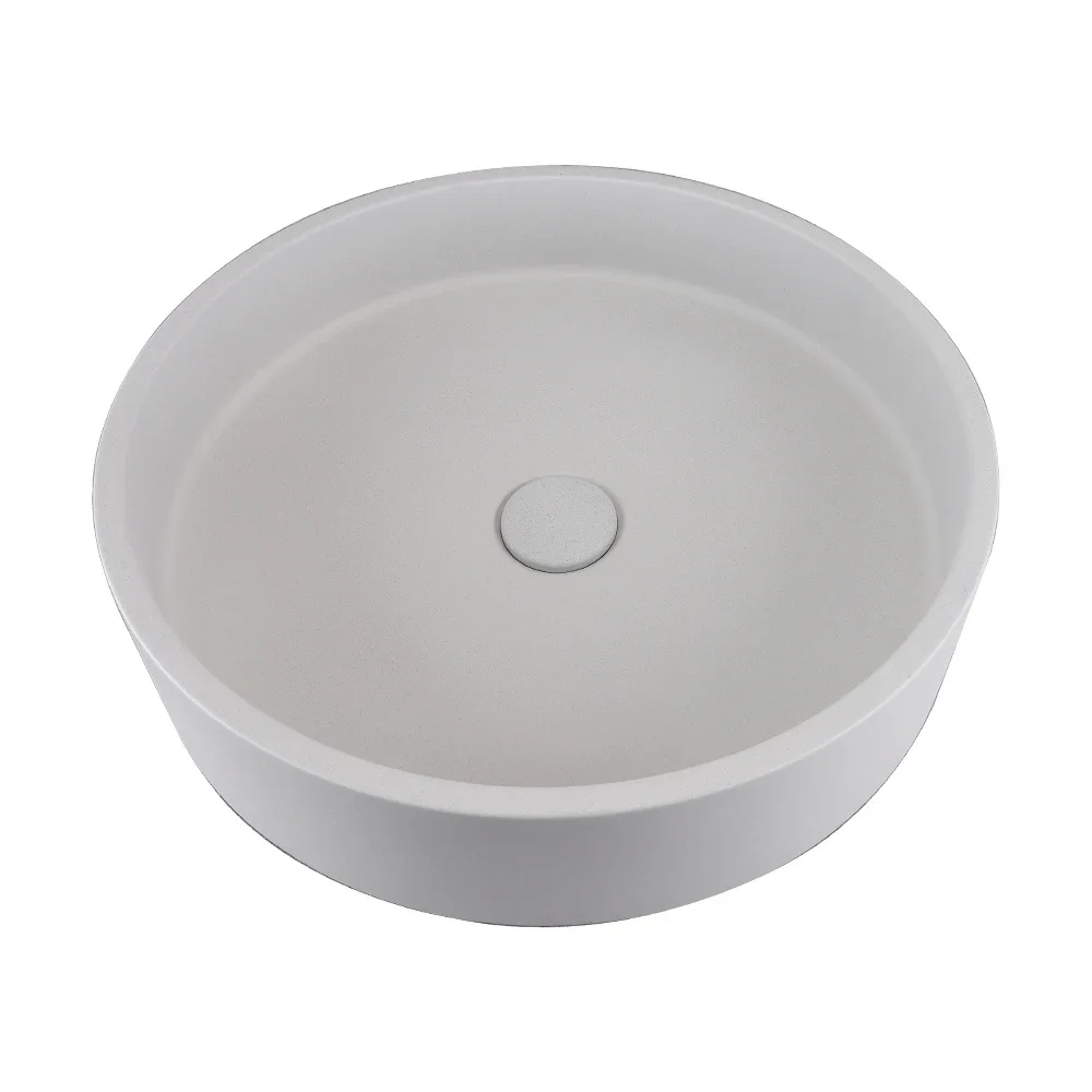 OEM hand gefertigte Beton Sandstein Design Waschtisch Bad Eitelkeiten Runde Waschbecken