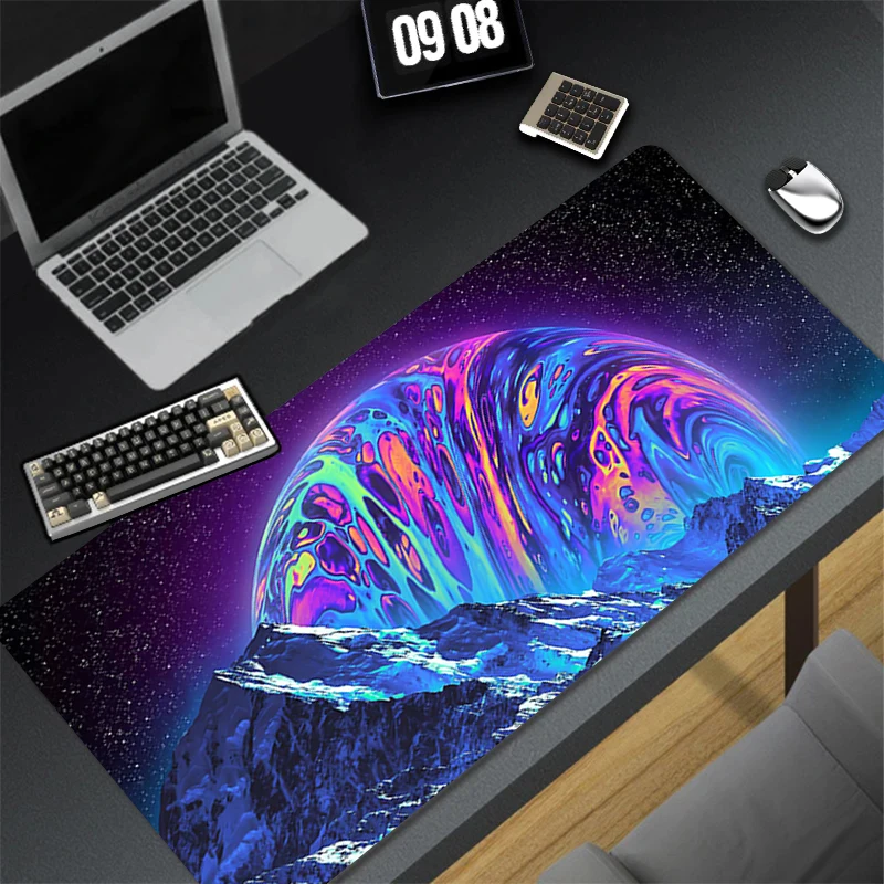 

Mouse Pad Gaming Mousepad Rubber Space Galaxy Desk Mat Non-slip PC Laptop Gamer Desk Accessories Keyboard Portable Pad Carpet