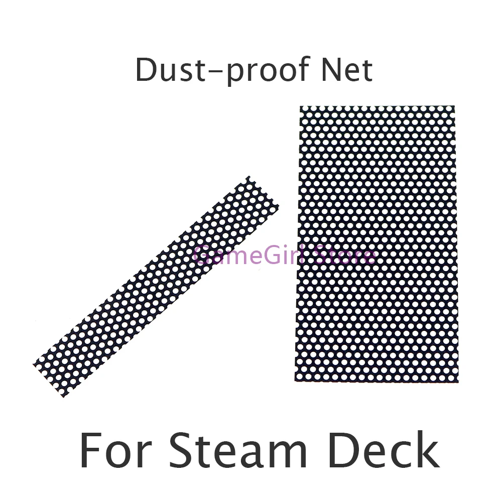 50sets Dust-proof Filter Net Gaming Accessory for Steam Deck Game Console Ventilation Dust Fine Mesh