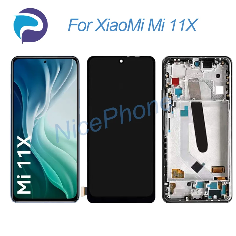 

ЖК-экран и сенсорный дигитайзер для XiaoMi Mi 11X, дисплей 2400*1080 M2012K11AI Mi 11X, ЖК-экран, дисплей