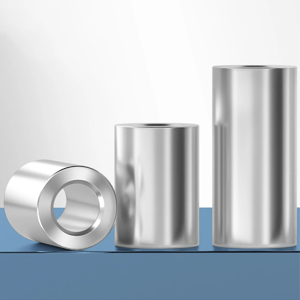 النيكل تصفيح شقة غسالة طوقا M5 غير مترابطة المواجهة فاصل جلبة غسالة جولة جوفاء طوقا طول الكم 5 مللي متر ~ 30 مللي متر