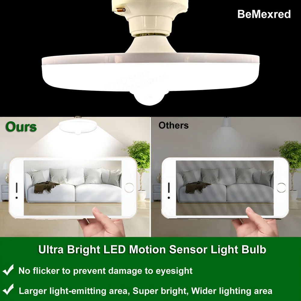 36w 50w led e27 ufo pir bewegungs sensor decken leuchten pir nachtlichts ensor wand lampen ac220v für smart home flur