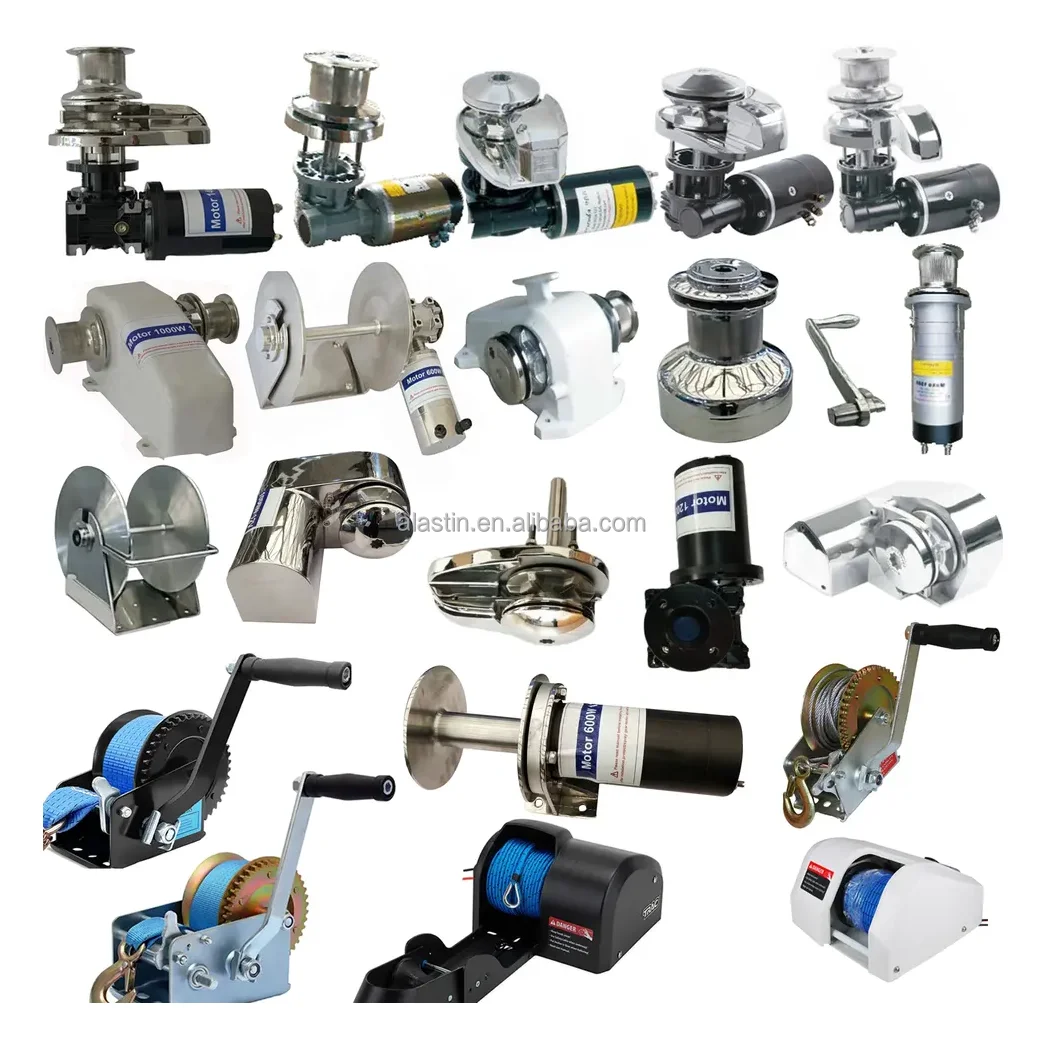 

Горизонтальная морская лодка-яхта, электрическая якорная лебедка ветрового стекла 12 В 24 В для лодки АА