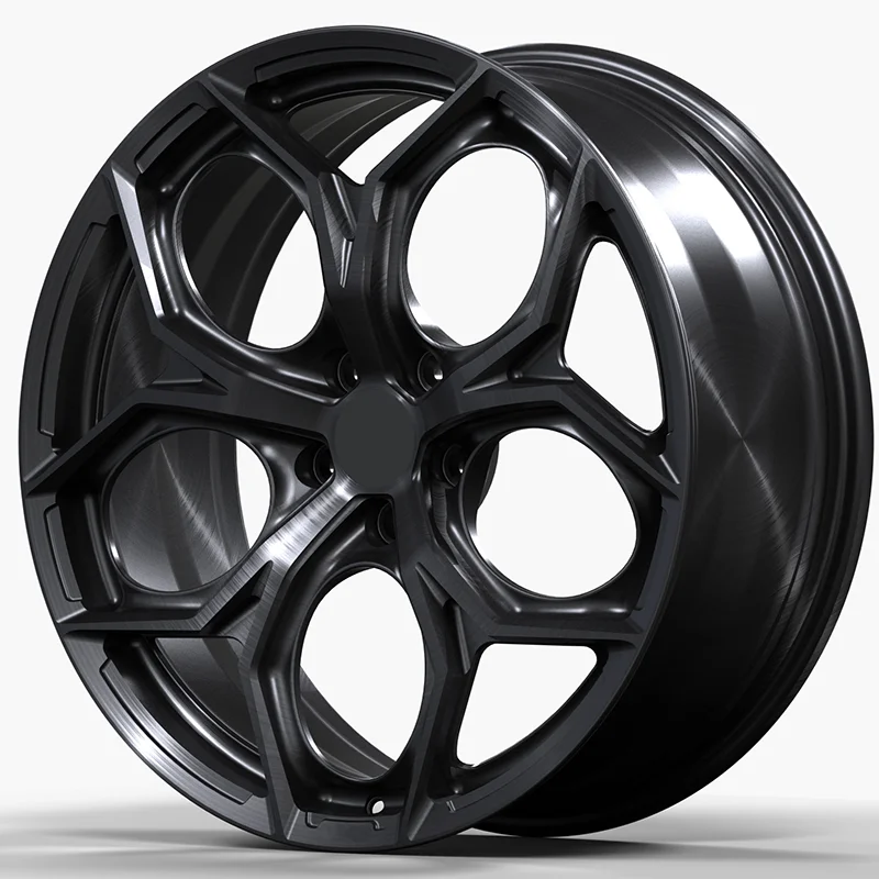 

OEM Customized Brushed Black Finish 5x120 5x114.3 17 18 19 20 Inch Forged Alloy Wheel Rims Fit Passenger Car
