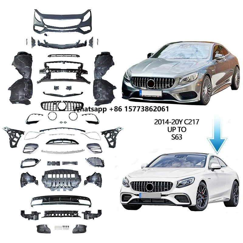 

2014-2020 Year S Class Coupe C217 W217 S63 Car Body Kit Auto Body Parts System Accessories for