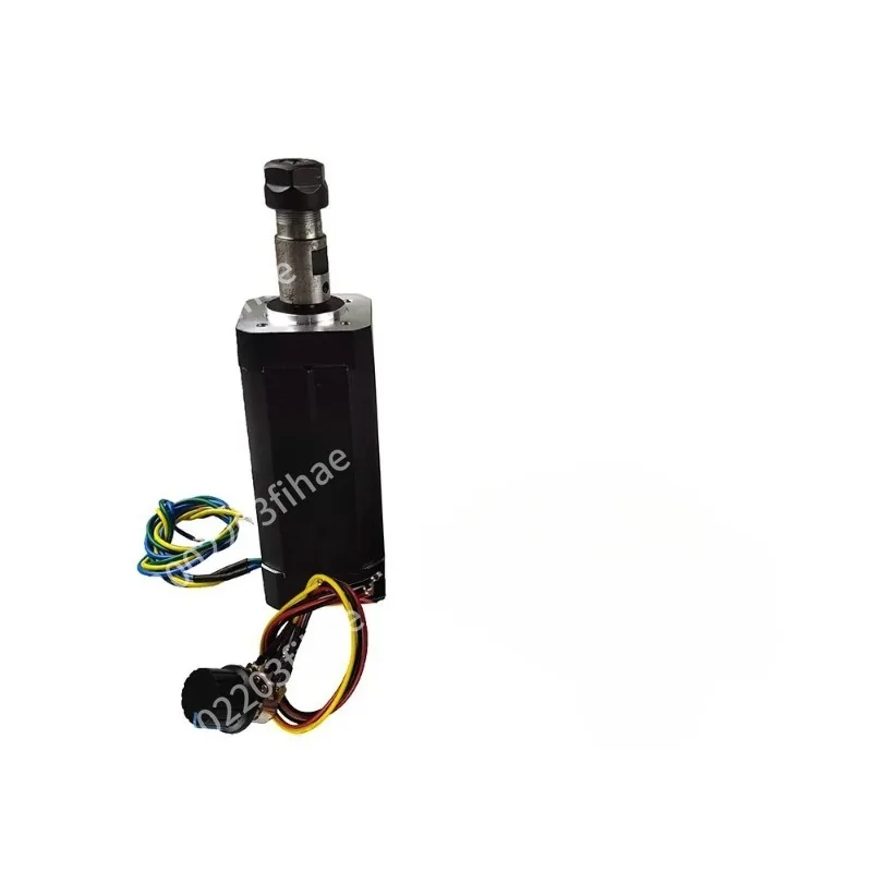 High‑Speed Brushless Spindle Motor, DC 24V Engraving Machine Spindle, Supports PWM and Analog AIN Speed Control Input