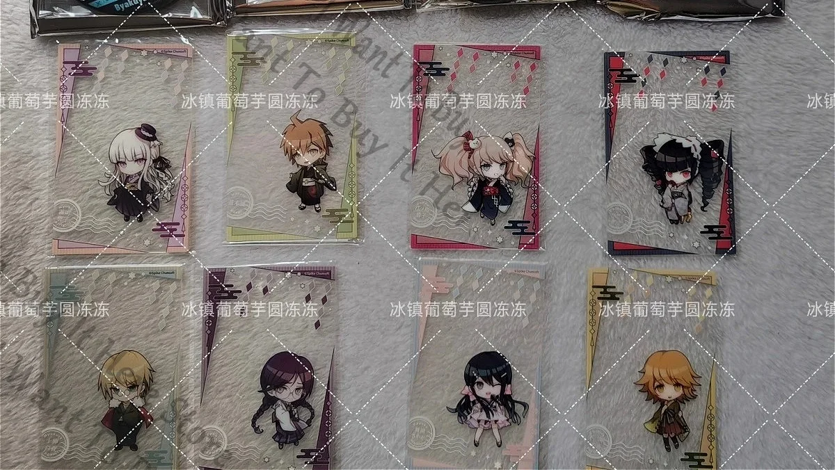 Cosplay de Anime Danganronpa: Chihiro Fujisaki, Togami Byakuya, Naegi Makoto, Maizono Sayaka, Toko Fukawa, Transcard, Regalo de Bajas Calorías