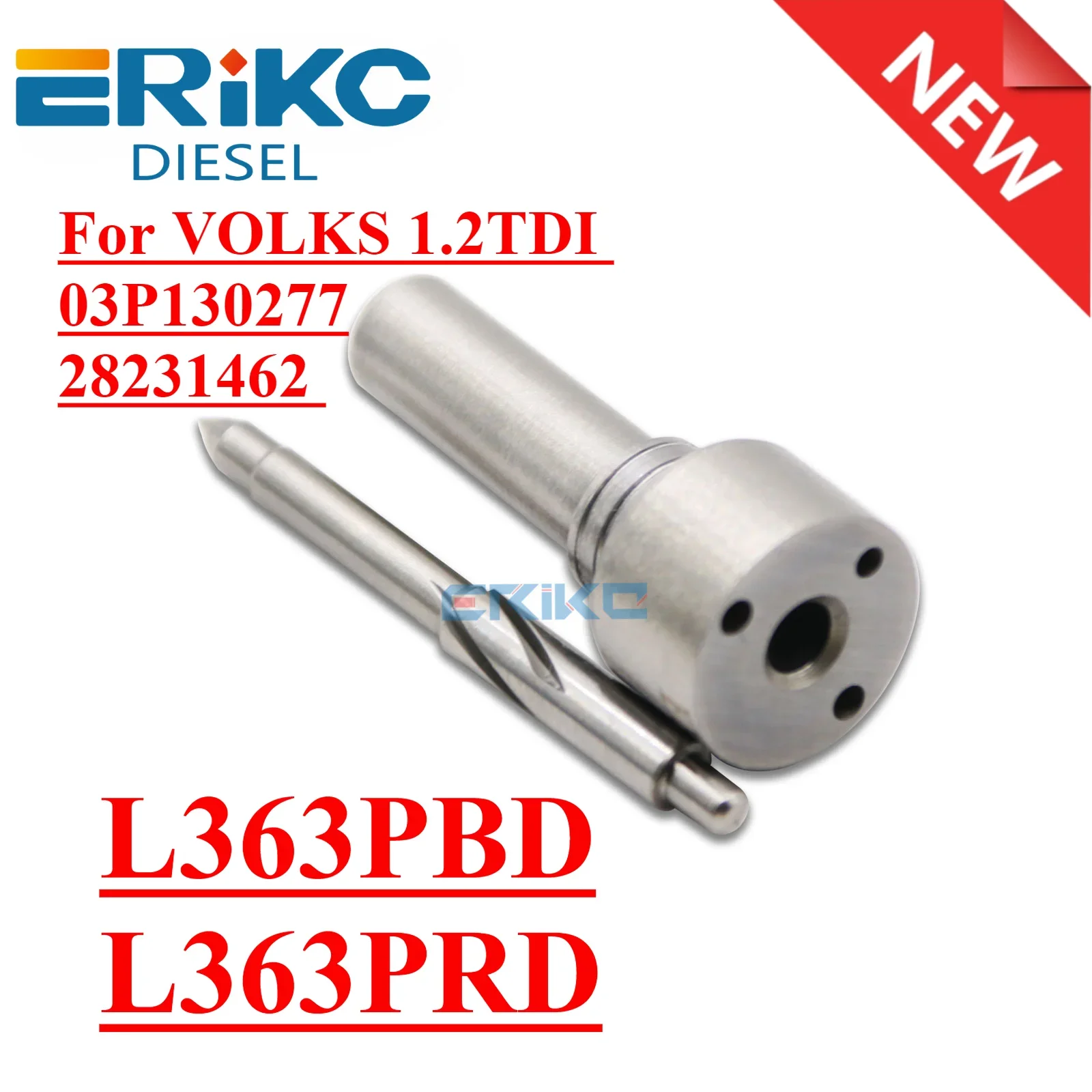 Common Rail Injector Nozzle L363PBD L363PRD Fuel Injector Nozzle H363 G363 for 28231462 VOLKS- 1.2TDI 03P130277