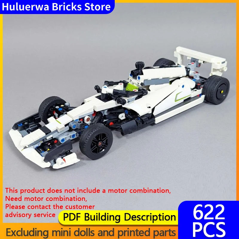 

Модель скоростного гоночного автомобиля MOC, строительные кирпичи F1 K. R. Concept, гоночный автомобиль, модульная технология, подарки, праздник, сборка, детские игрушки