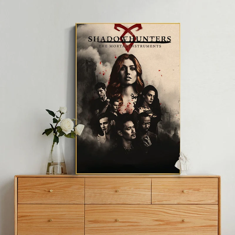 Shadowhunters Retro Kraft Paper Poster Decoracion Painting Wall Art Kraft Paper Kawaii Room Decor