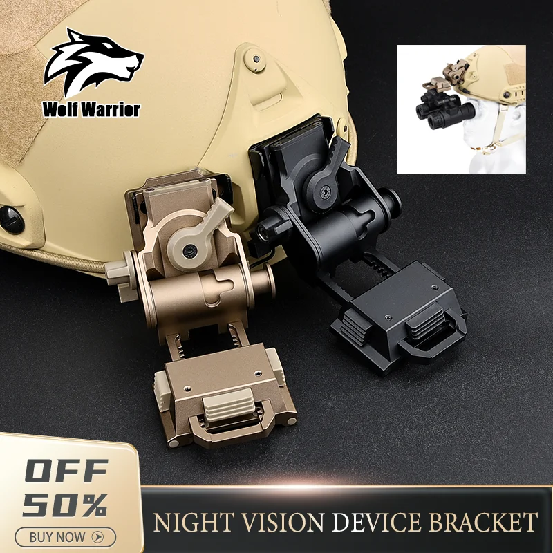 

WADSN Night Vision device Mount Accessories for L4G24 Tactical Helmet Adjustable Full Aluminum Head Mounted Helmet & Mount