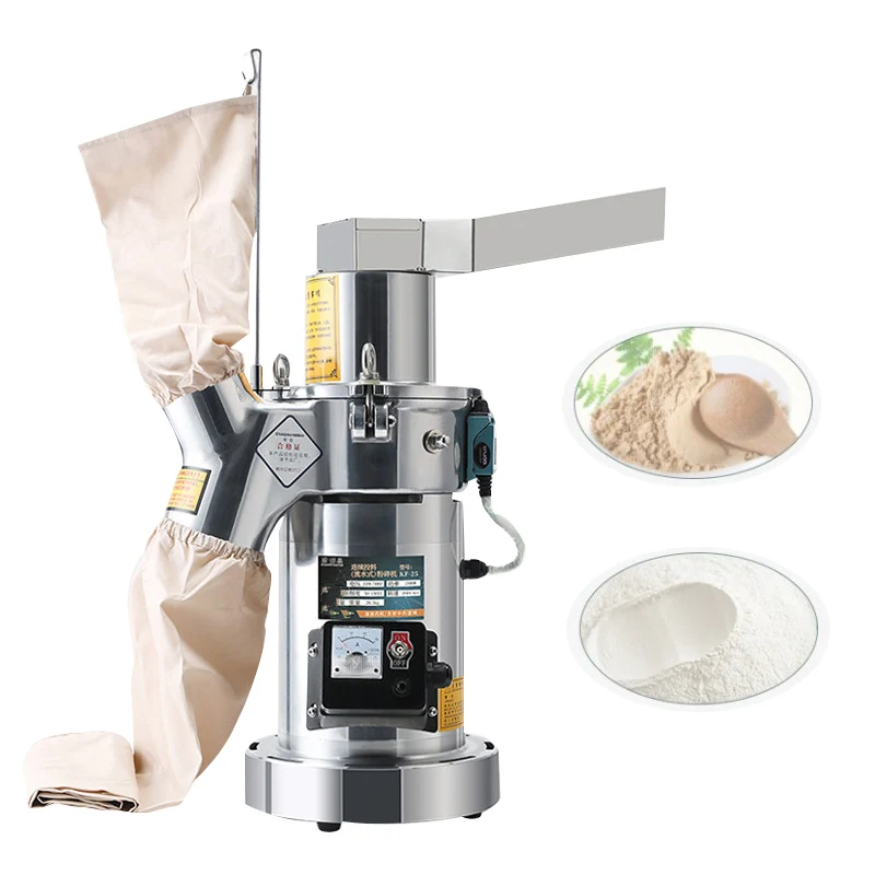 Commercial Dry Food Powder Stainless Steel Herb Grain Spice Powder Grinder High Speed Flour Powder Machine