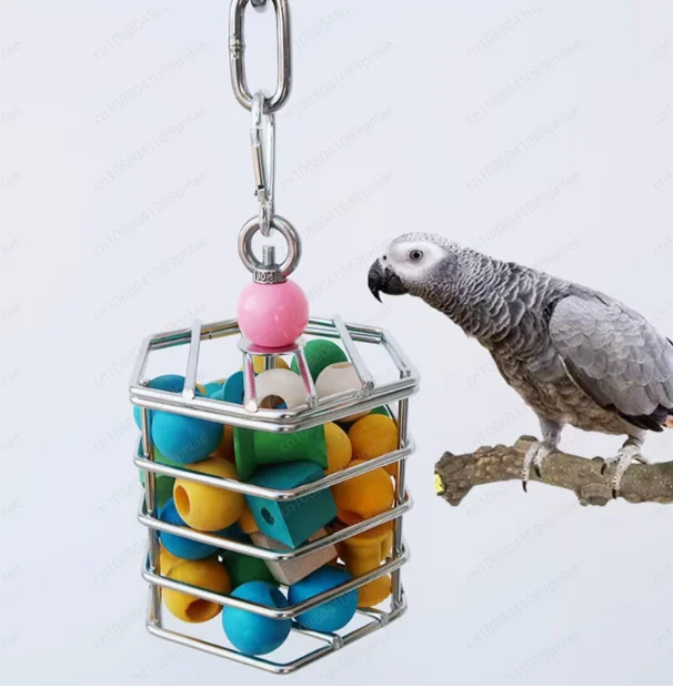 

Клетка для попугая из нержавеющей стали 304, большая рама для лазания моляров, игрушка-стойка для выставки товаров