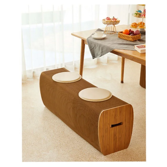 xx-Own Design Patent Custom Honeycomb Structure Kraft Paper Paper Bench Paper Furniture Patent*